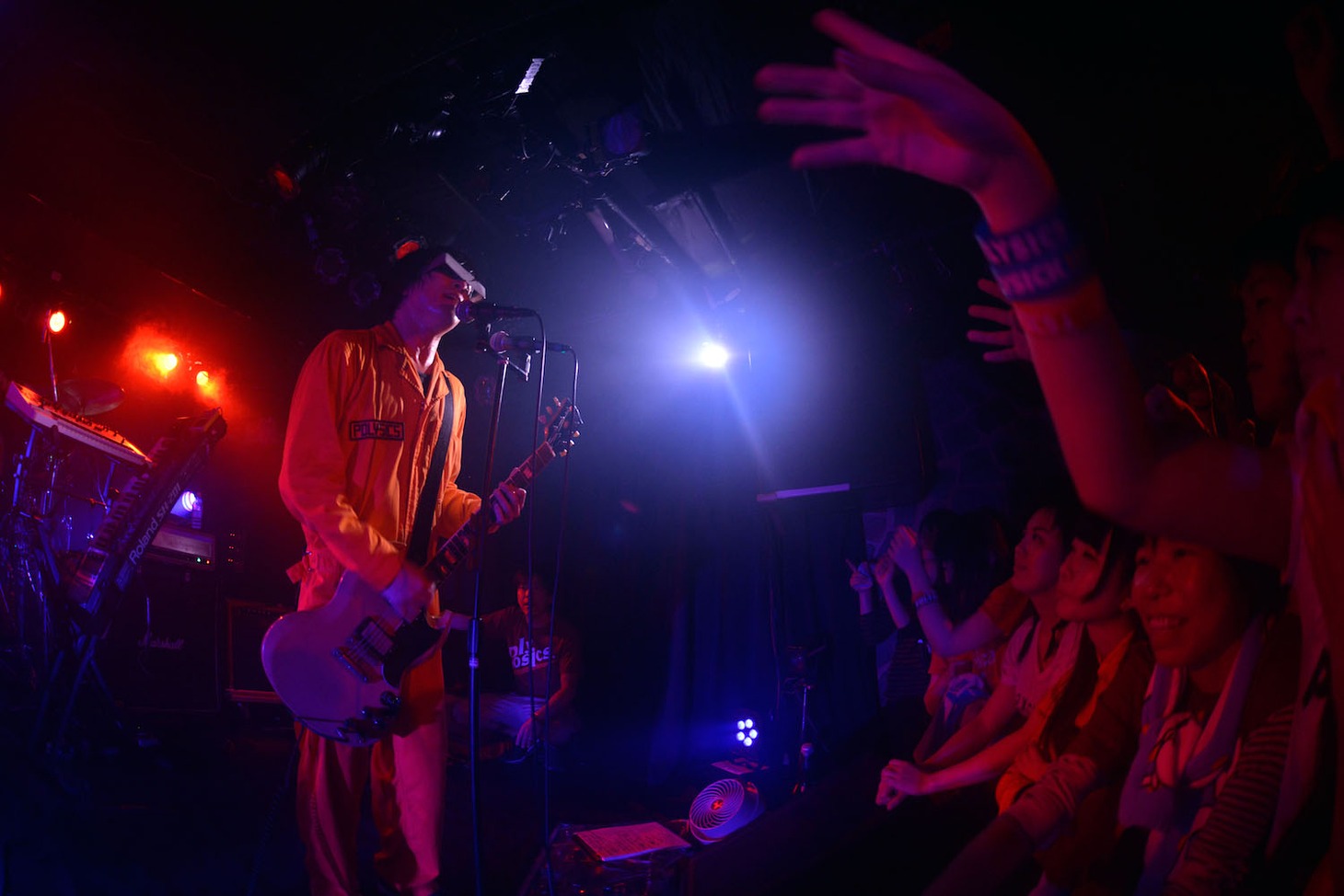 POLYSICS「Zher the ZOO YOYOGI 10th Anniversary～Live Goes On ! ～フラゲなぼくら 代々木で、胸キュン。」の様子。（Photo by Yukitaka Amemiya）