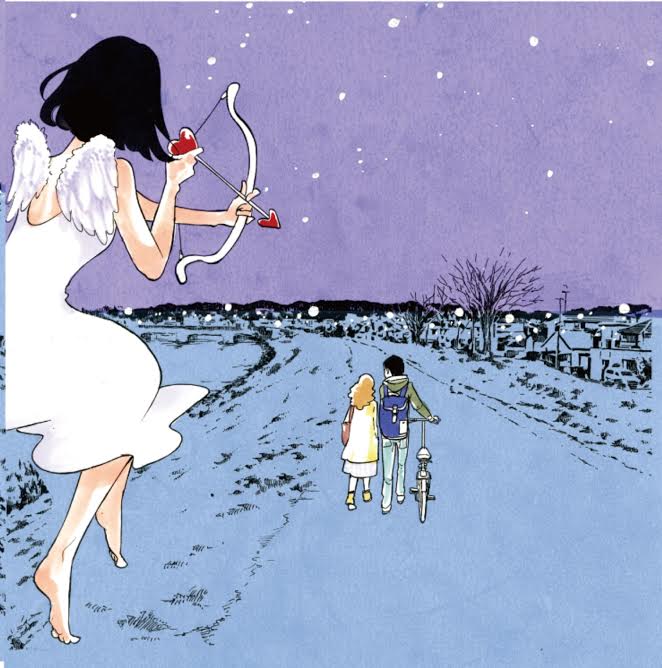 東村アキコが描き下ろした鬼束ちひろ「スター・ライト・レター」のジャケットイラスト。