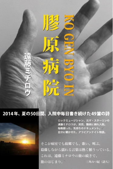 遠藤ミチロウ「膠原病院 - KO GEN BYO IN -」表紙