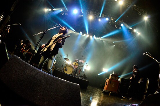 the pillows「ムーンダスト・ツアー」東京・Zepp Tokyo公演の様子。