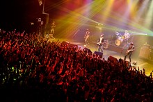 the pillows「ムーンダスト・ツアー」東京・Zepp Tokyo公演の様子。