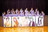 「じょしらく」に出演が決定した乃木坂46のメンバー15人。