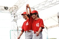 2014年福島県郡山市で開催された「風とロック芋煮会2014  風とロックBASEBALL」の様子。