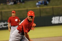 2014年福島県郡山市で開催された「風とロック芋煮会2014  風とロックBASEBALL」の様子。