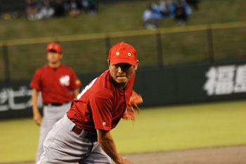 2014年福島県郡山市で開催された「風とロック芋煮会2014  風とロックBASEBALL」の様子。