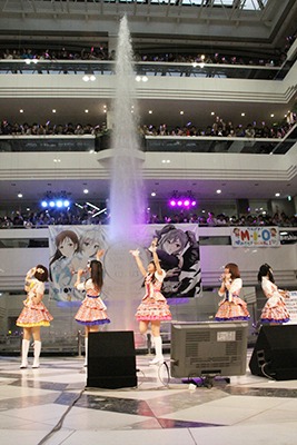 「THE IDOLM@STER CINDERELLA GIRLS ANIMATION PROJECT 02＆03 発売記念イベント」の様子。