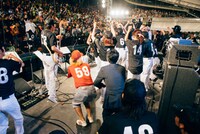 2014年福島県郡山市で開催された「風とロック芋煮会2014  風とロックBASEBALL」の様子。