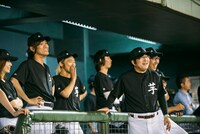 2014年福島県郡山市で開催された「風とロック芋煮会2014  風とロックBASEBALL」の様子。