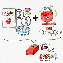 味噌汁's「MISO TV & SONGS スペシャル」説明イラスト
