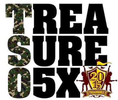 「TREASURE05X 2015 -rising force ! -」ロゴ