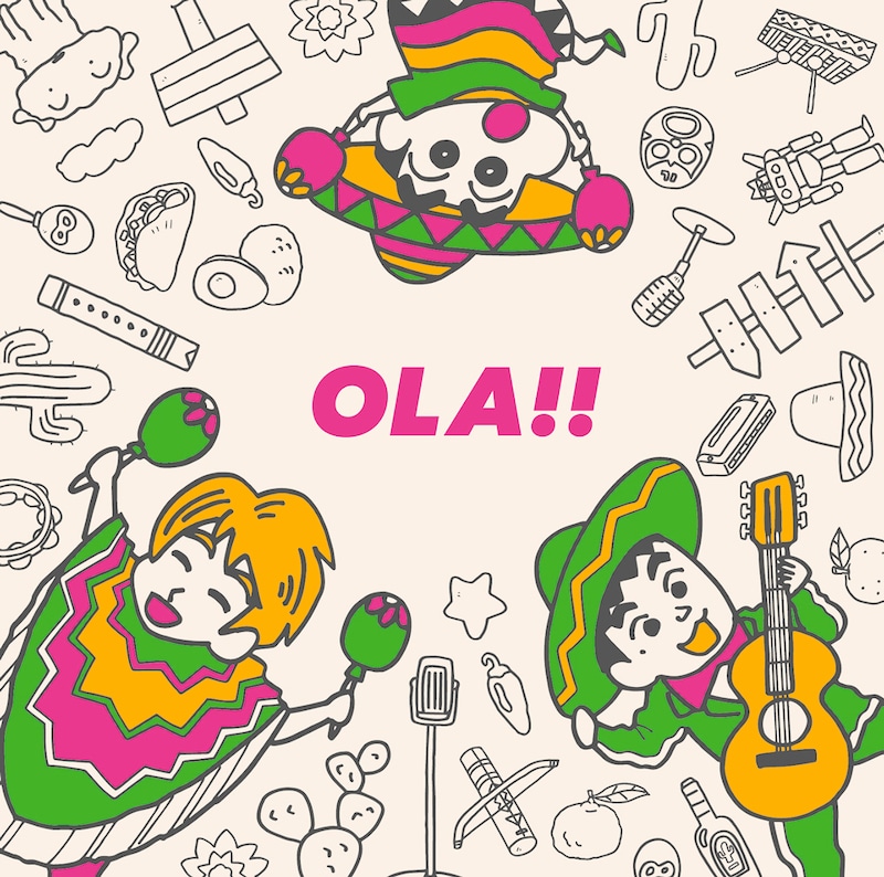 ゆず「OLA!! / ポケット」クレヨンしんちゃん盤ジャケット