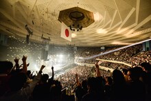 THE BAWDIES「『Boys!』TOUR 2014-2015 -FINAL-」東京・日本武道館公演の様子。（Photo by RUI HASHIMOTO[SOUND SHOOTER]）
