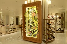 本館2階の「Perfumeダンスヒール」の展示。