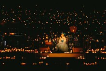 MISIA「Misia Candle Night at OKINAWA」の様子。