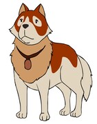 パトラッシュ（CV：FROGMANの愛犬）(c)天才バカヴォン製作委員会