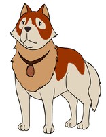 パトラッシュ（CV：FROGMANの愛犬）(c)天才バカヴォン製作委員会