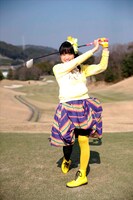 華麗なフォームで決める伊藤千由李。