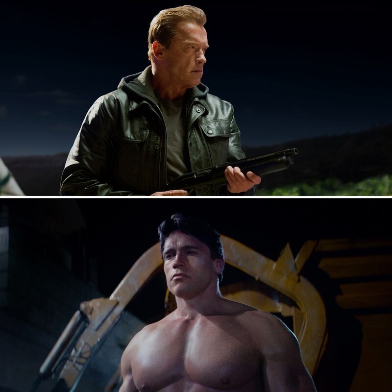 「ターミネーター：新起動／ジェニシス」に登場するアーノルド・シュワルツェネッガー。(c)2014 PARAMOUNT PICTURES. ALL RIGHTS RESERVED.