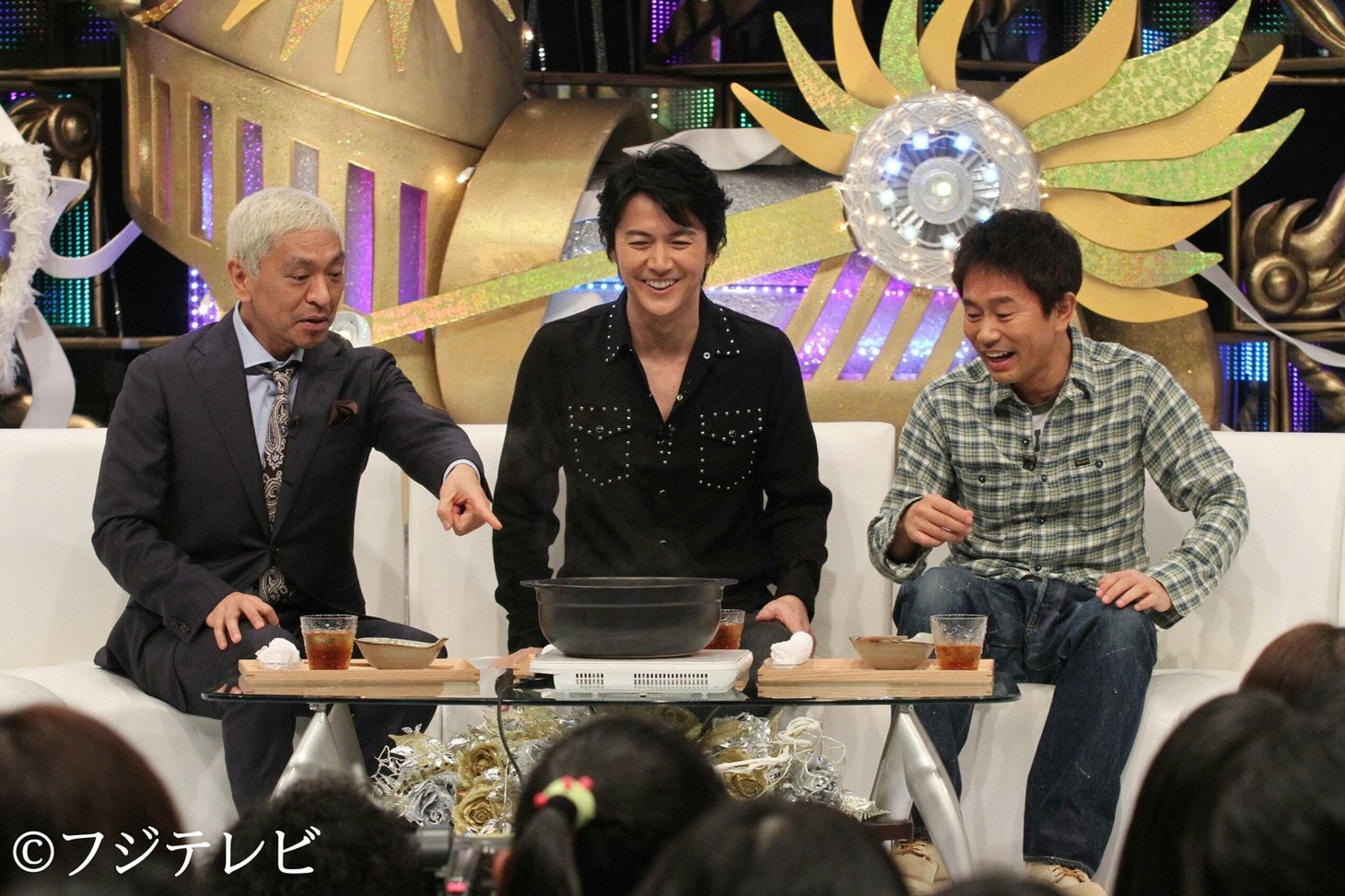 「HEY! HEY! HEY! MUSIC CHAMP 2015 春の大ぶっちゃけトークSP」のワンシーン。(c)フジテレビ