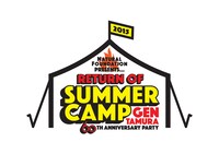 「NATURAL FOUNDATION Presents Return of "SUMMER CAMP" ～Gen Tamura 60th Anniversary Party～」ロゴ