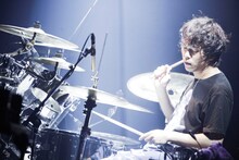 ピエール中野（Dr / 凛として時雨）（撮影：河本悠貴）