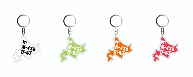 イベントで配布されるキーホルダーのデザイン。