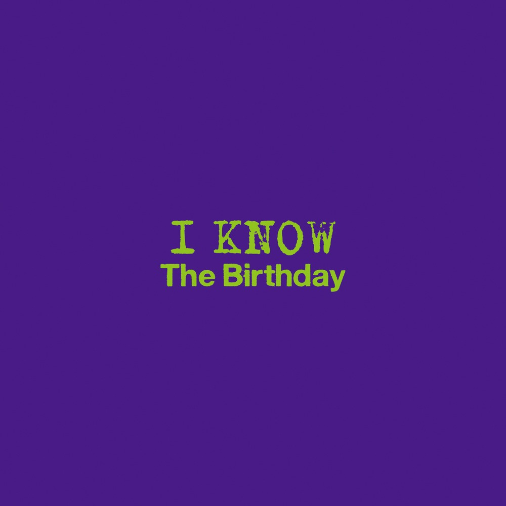 The Birthday「I KNOW」初回限定盤ジャケット