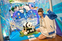 藤咲彩音ブースの様子。