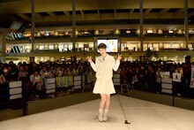 剛力彩芽1stアルバム「剛力彩芽」リリース記念イベントの様子。
