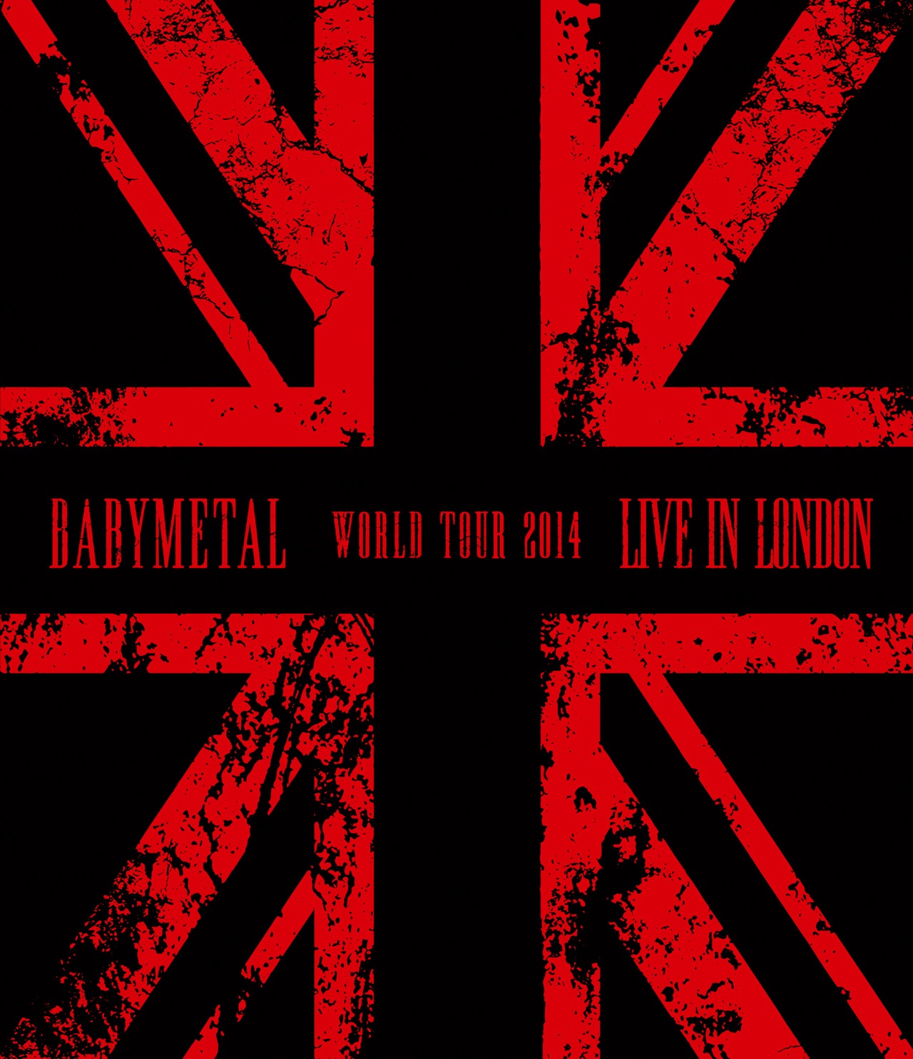 BABYMETAL「LIVE IN LONDON -BABYMETAL WORLD TOUR 2014-」Blu-rayジャケット