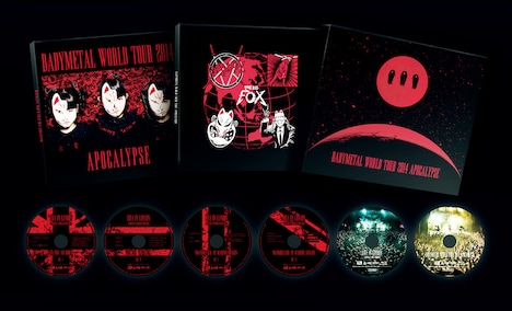 BABYMETAL「BABYMETAL WORLD TOUR 2014 APOCALYPSE」パッケージ内容