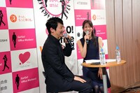 左から松尾潔、松下奈緒。