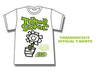 「TAMASONIC 2015」限定Tシャツのデザイン。