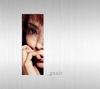 安室奈美恵「_genic」CD盤ジャケット