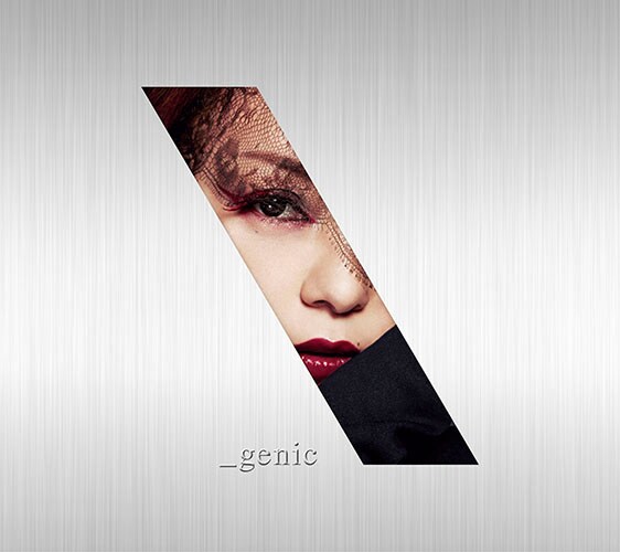 安室奈美恵「_genic」CD+DVD盤ジャケット