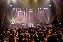 2月に東京・中野サンプラザホールにて行われたデビュー20周年記念ライブ「堂島孝平 活動20周年記念公演 オールスター大感謝祭！」の様子。（撮影：大出丈仁）