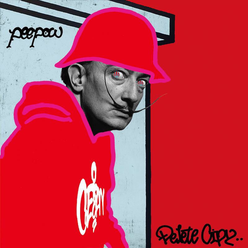 peepow a.k.a マヒトゥ・ザ・ピーポー「Delete Cipy」ジャケット