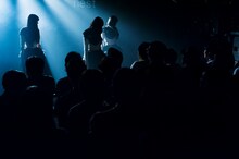 Party Rocketsによるライブの様子。