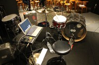 BOBOのドラムセット。