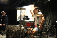 金澤ダイスケ（フジファブリック）とBOBO。