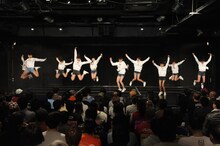 4月11日、SKE48劇場にドラフト候補生が出演した際の様子。