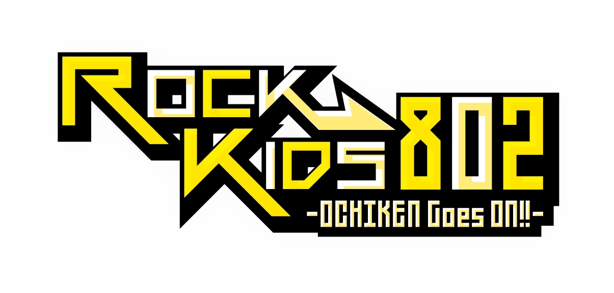 「ROCK KIDS 802 -OCHIKEN Goes ON!!-」ロゴ