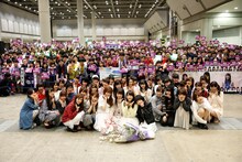 松井玲奈の乃木坂46兼任解除セレモニーの様子。