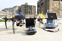 MV撮影に使用されたドローン。