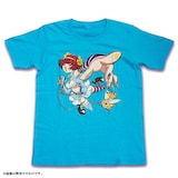 「Yun*chi アニ*ゆんTシャツ」アクアブルー