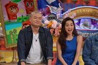左からあばれる君、中村アン。(c)読売テレビ