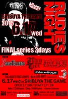 「RUDIE'S NIGHT –FINAL series 3days-」DAY2 フライヤー