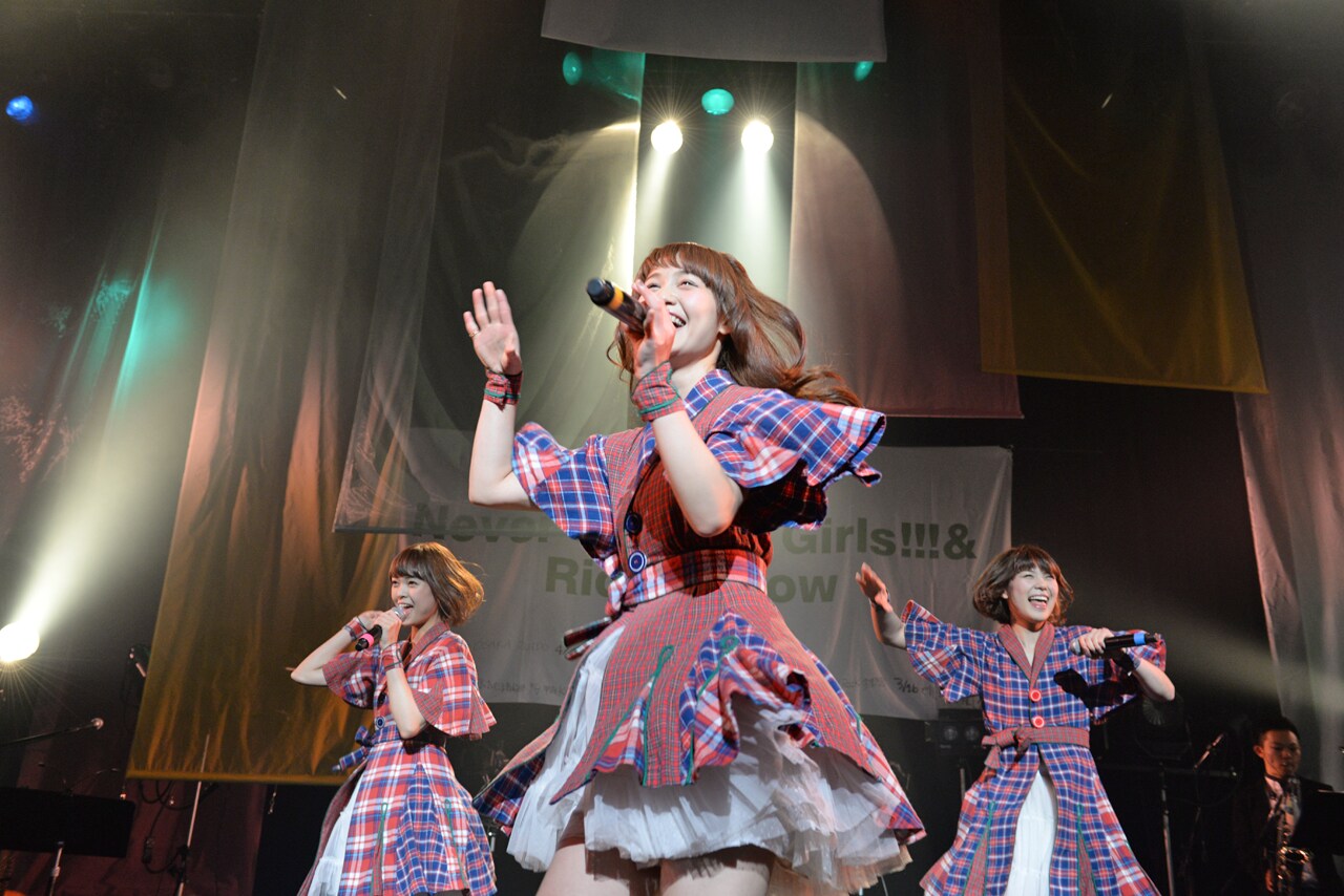 「Negicco First Tour『Never Give Up Girls!!!＆Rice＆Snow』」東京公演の様子。