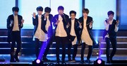 「第24回ソウル歌謡大賞」でのINFINITE。 (c)Sports Seoul & King Content Co.,Ltd.