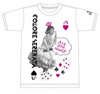 竹達彩奈「Live Tour 2014 "ColoreSerenata"」きゃにめ.jp限定盤の特典Tシャツの表面。